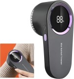 Cumpara ieftin Aparat de scame portabil, cu afisaj digital LED, 2 lame, capacitate colectare 0.01l, alimenare cu baterii, gri antracit