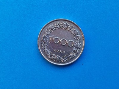 1000 Groschen 1924 Austria-stare buna!!-in realitate arata bine! foto