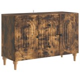 vidaXL Cabinet TV Stejar fumuriu 89 x 34,5 x 60 cm Lemn prelucrat 894200