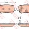 Set placute frana,frana disc KIA CEED (JD) (2012 - 2016) TRW GDB3585