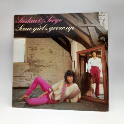 LP Saskia &amp;amp; Serge &amp;lrm;&amp;ndash; Some Girls Grow Up 1978 NM / VG+ Philips Olanda foto