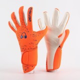 Manusi Portar Fotbal MBrands Defigo Portocalii Antialunecare Latex Aderenta Maxima