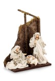 Cumpara ieftin Figurina Nasterea Domnului textil multicolor Devotion 24x14x33h
