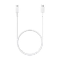 Cablu de Date Type-C la Type-C, 480Mbps, 2.1A, 1m - Samsung (EP-DA905BWE) - White (Bulk Packing)