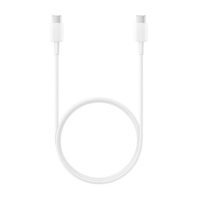 Cablu de Date Type-C la Type-C, 480Mbps, 2.1A, 1m - Samsung (EP-DA905BWE) - White (Bulk Packing) foto