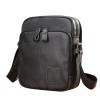 Geanta piele, BUSY LDY&amp;GTM&reg; Willow, piele naturala, compartimente multiple, de umar, neagra
