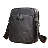 Cumpara ieftin Geanta piele, BUSY LDY&amp;GTM&reg; Willow, piele naturala, compartimente multiple, de umar, neagra