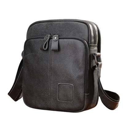 Geanta piele, BUSY LDY&amp;amp;GTM&amp;reg; Willow, piele naturala, compartimente multiple, de umar, neagra foto