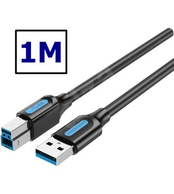 Cablu VENTION USB 3.0 A Tata la B Tata-Lungime 1 Metru foto