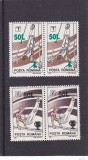 GIMNASTICA SUPRATIPAR,SERIE COMPLETA IN PERECHE,1998,Lp.1465 MNH ** ROMANIA., Sport, Nestampilat