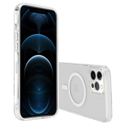 Husa TPU Nevox pentru Apple iPhone 12 / Apple iPhone 12 Pro, StyleShell FLEXSHOCK, MagSafe, Transparenta foto