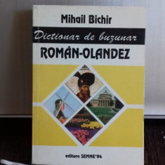 DICTIONAR DE BUZUNAR ROMAN OLANDEZ - MIHAIL BICHIR