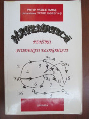 Matematica pentru studentii economisti foto