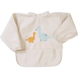 Saro Baby Waterproof Bib with Sleeves bavețică Sand 1 buc
