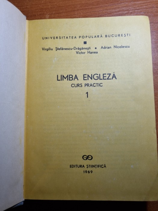 curs practic de limba engleza - din anul 1969 - 439 pagini