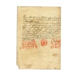 Document de cancelarie cu semnătura lui Ioan Gheorghe Caragea, 1813