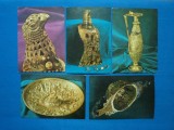 LOT 5 CARTI POSTALE ,,CLOSCA CU PUII DE AUR" -TEZAURUL ROMANIEI