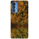 Husa compatibila cu Motorola G51 model Forest Lake View, Silicon, TPU, Viceversa