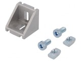 Colțar pentru profile 8mm 28x30x30mm