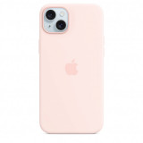 Husa de protectie Silicone Case with MagSafe pentru iPhone 15 Plus, Light Pink, Apple