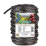Fir de legat din plastic PVC, TUBETTO, 7 mm, 75 metri, 1 kg, maro, foarte elastic, NRP009
