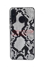 Toc TPU Leather Snake Samsung Galaxy A41 Silver foto