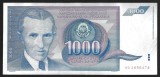 IUGOSLAVIA 1000 / 1.000 DINARA / DINARI 1991 [12] P - 110a , VF