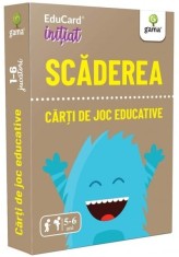 Carti de joc educative - Scaderea |