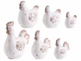 Cumpara ieftin Set 6 figurine Gaini 18x11.5x21 cm, 14x9x16 cm, 10.5x7x11.5 cm