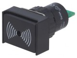 Semnalizator Acustic 75dB IP40 &Oslash;16mm Max. 6mm