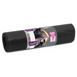 Saci menajeri Luxia polietilena LDPE 320 litri 10 buc/rola negru