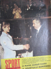 Revista Sport (nr. 8, august 1976), numar omagial dedicat Nadiei Comaneci foto