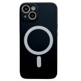 Husa magsafe pentru apple iphone 12, silicon, protectie pentru camera, magnetica, incarcare wireless, flippy, negru