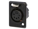 Soclu XLR Mamă 5 Pin Lipire Contacte Bronz-Fosfor 50V