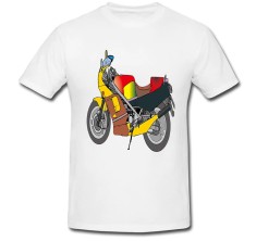 Tricou &amp;quot; Motorcycle yellow &amp;quot; foto