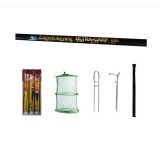 Set varga pescuit sportiv EagleKing Ultra Carp 6 metrii din 6 segmente cu accesorii