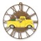 Ceas de perete cu un camion galben BL-326