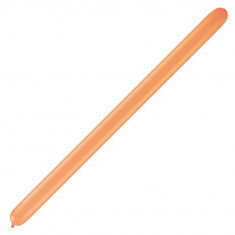 Baloane Latex Modelaj Neon Orange, 2&amp;quot; x 60&amp;quot;, Qualatex 260 76413, Set 100 buc foto