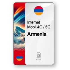 eSIM Internet Armenia, valabil 7 zile, trafic 1 GB, Standard