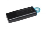 MEMORIE USB 3.2 KINGSTON 64 GB, cu capac, carcasa plastic, negru, &quot;DTX/64GB&quot; (timbru verde 0.03 lei)