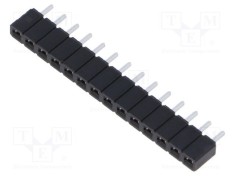 Conector siruri pini mama PIN 14 2,54mm THT SAMTEC foto