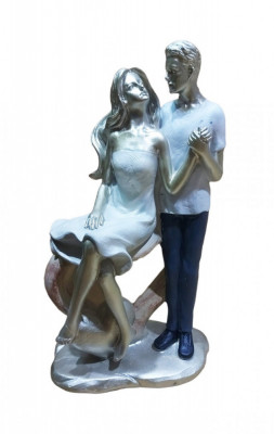 Statueta Decorativa Indragostiti, Love, 28 cm, 101SA foto