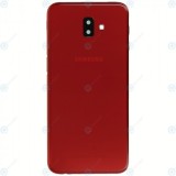 Samsung Galaxy J6+ Duos (SM-J610F) Capac baterie roșu GH82-17868B