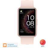 Ceas smartwatch Huawei Watch FIT SE, Silicone Strap, Nebula Pink