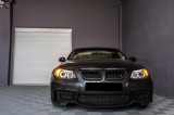 Faruri BMW Seria 3 E90 Sedan E91 Touring (03.2005-08.2008) Angel Eyes Negru Performance AutoTuning, KITT Lightning