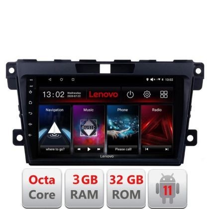 Navigatie Mazda CX-7 2009 D-097 Octa Core cu Android Radio Bluetooth Internet GPS WIFI DSP 3+32 GB 4G KIT-097+E LENOVO LITE CarStore Technology