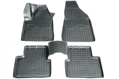 Set de 5 covorase cauciuc 3D stil tavita premium pentru Alfa Romeo Giulietta 940 2010-2020 foto