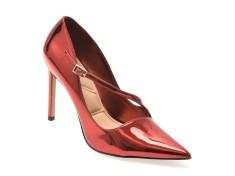 Pantofi eleganti ALDO rosii, MERRYBELLE-SE 640, din piele ecologica lacuita