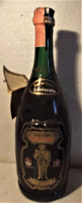 BRANDY RISERVA SPECIALE, GAMBAROTTA, VECCHIA LIBARNA, cl 75 GR. 40 ANI 70/80 foto