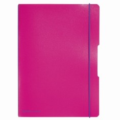 Caiet Herlitz MyBook Flex, logo violet, A4, 2x40 file, dictando si matematica, foto